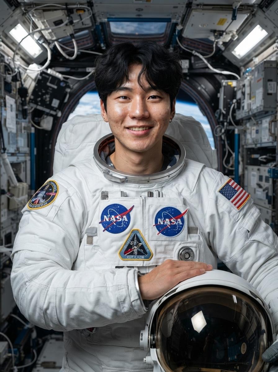 우주비행사 예시