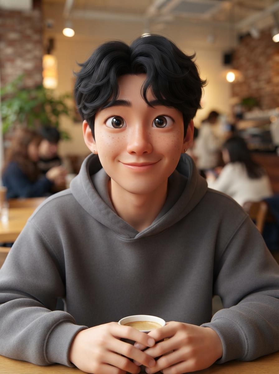 3D 애니 캐릭터 예시