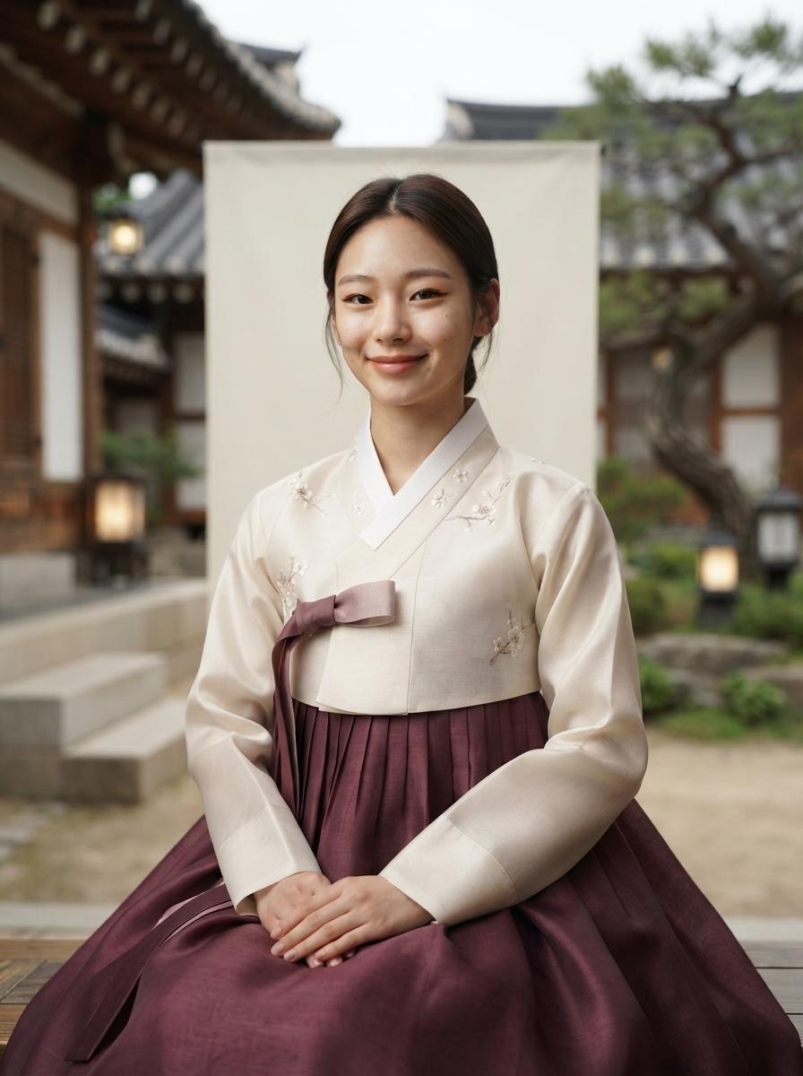 한복 화보 예시