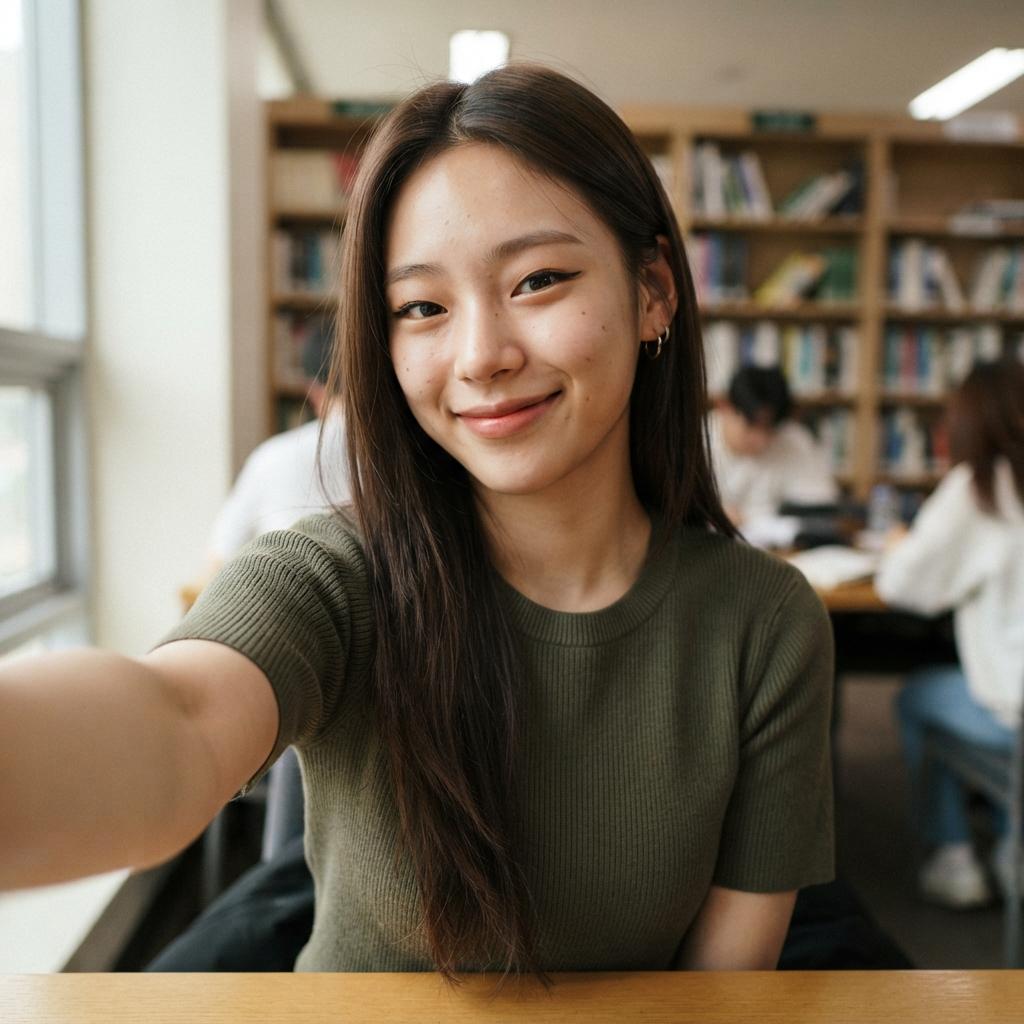 셀카 올리기 예시